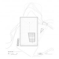 Roof plan of Cliff Cafe by Trace Architecture Office