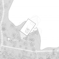 Site plan of Cliff Cafe and Tower House by Trace Architecture Office