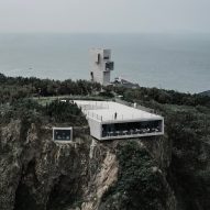 Trace Architecture Office perches cafe on Jiming Island cliff edge