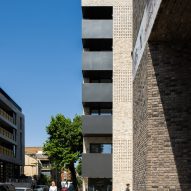 Brick housing and arts building by Coffey Architects