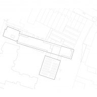 Roof plan of The Tannery by Coffey Architects