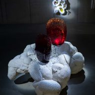 Porcelain and glass sculpture showcased at Designblok's Diploma Selection competition