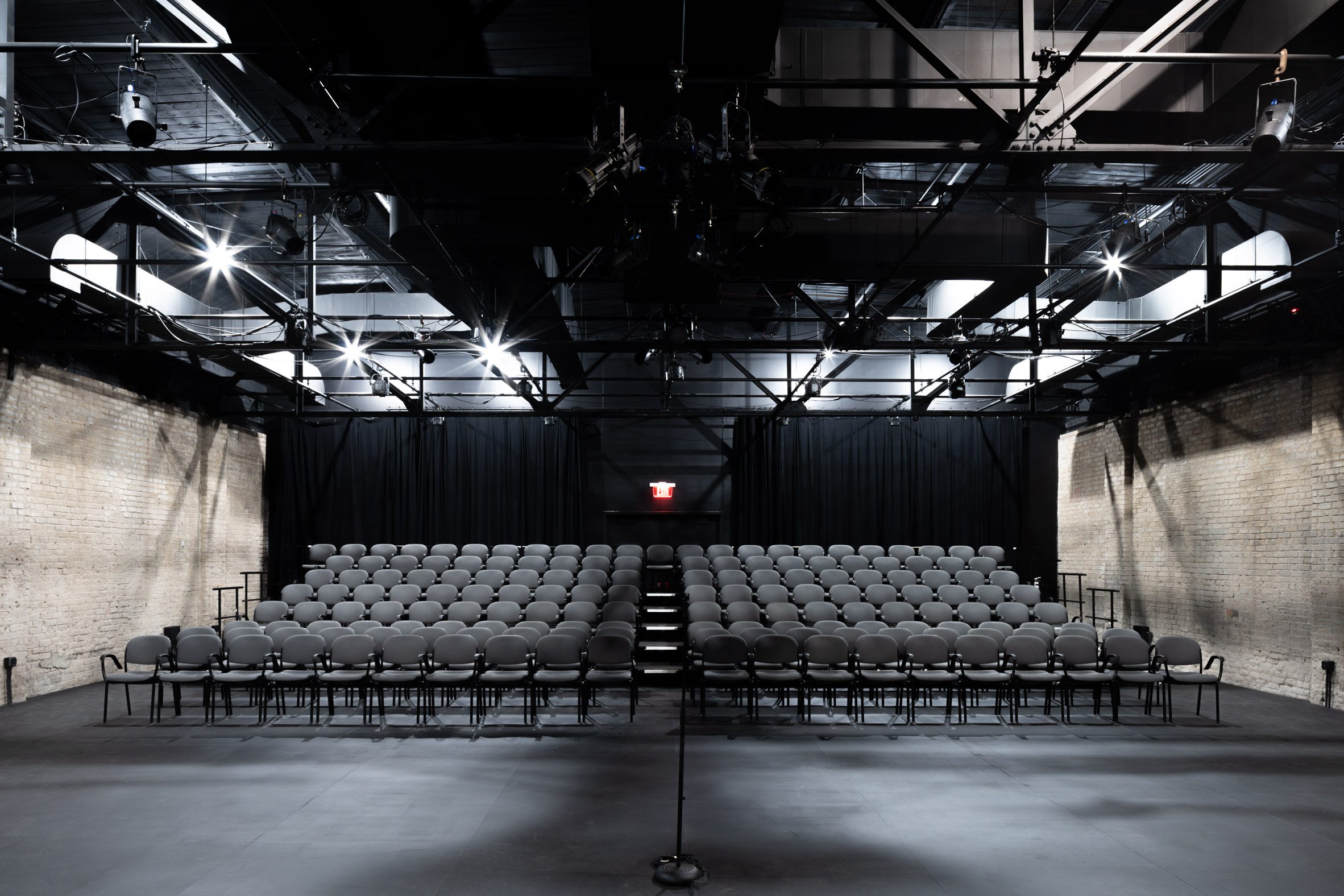 Dash Marshall converts historic Detroit garage into black box theatre