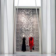 Aranda\Lasch creates glowing facade with undulating fins for Dior in Qatar