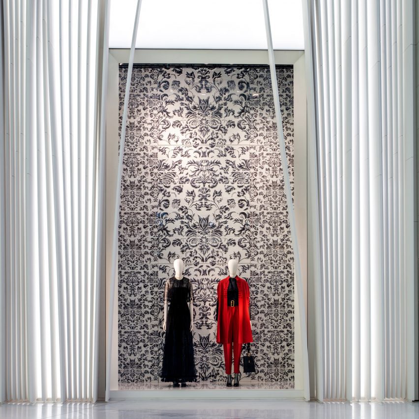 Arana Lasch Dior store in Qatar
