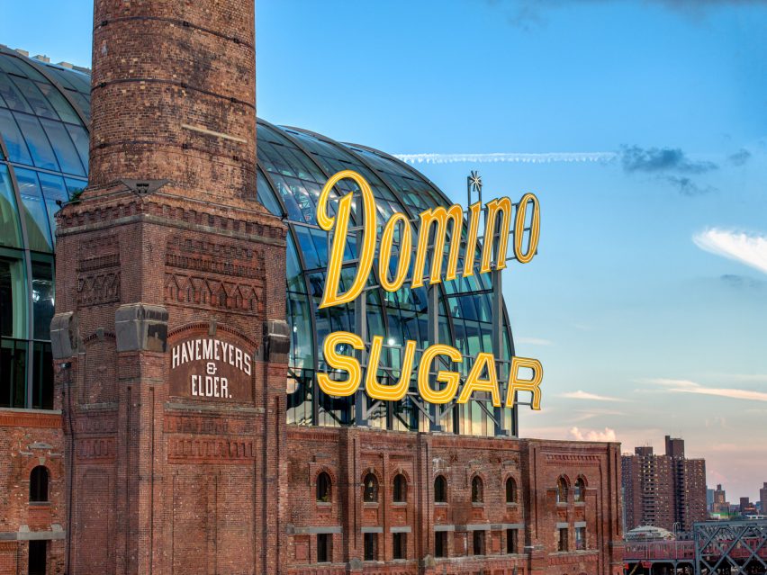 Domino Sugar sign
