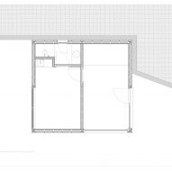 Floor plan of the Aralar Cottage by BABELStudio