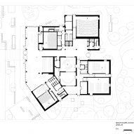 Ground floor plan of University of Warwick Faculty of Arts by Feilden Clegg Bradley Studios
