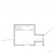 Plan drawing of home in Porto by Atelier Local