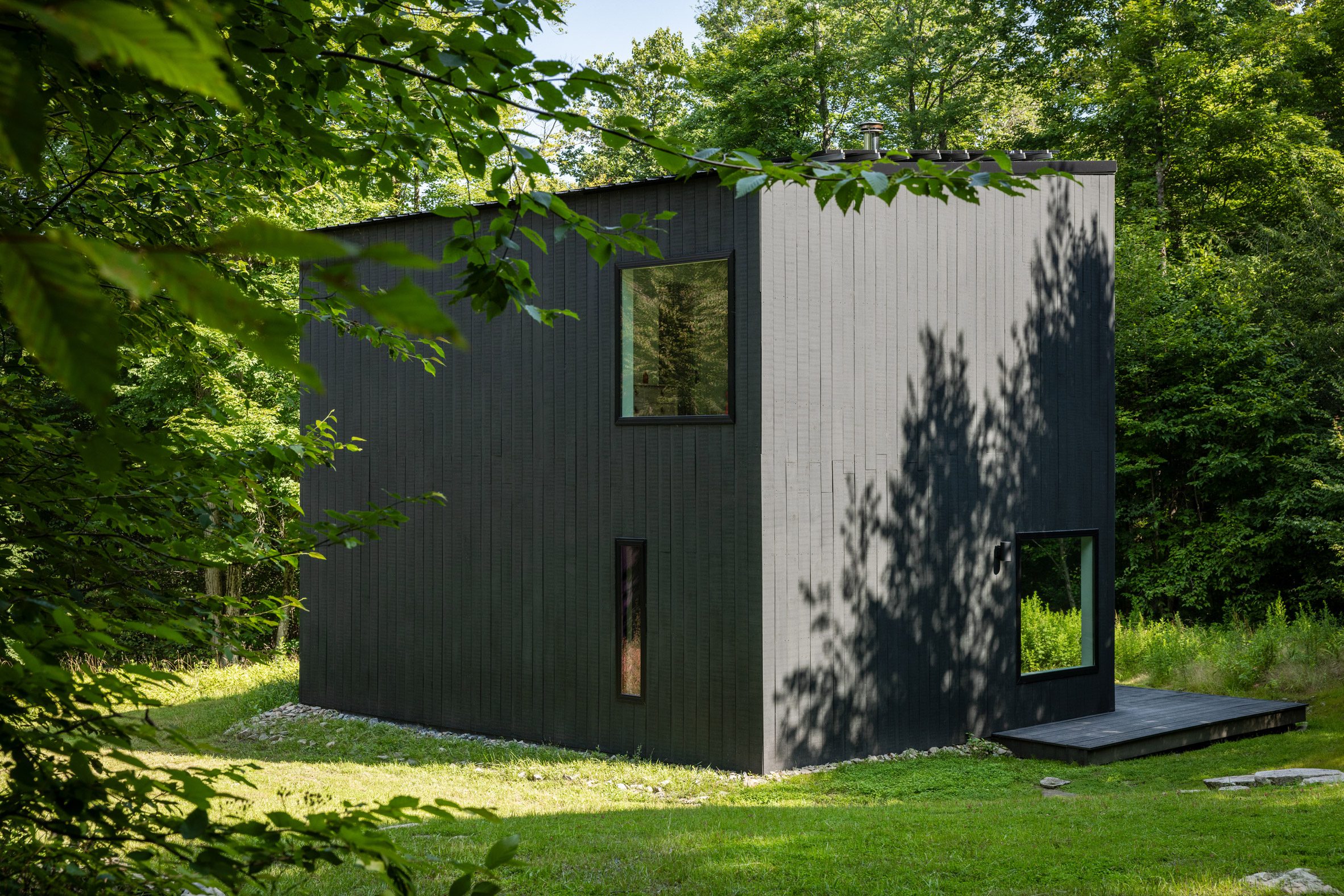 A cubic house in the catskills