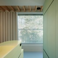 Bathroom interior at the BEEV home by ISM Architecten