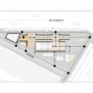 Floor plan of Jahad Metro Plaza by KA Architecture Studio