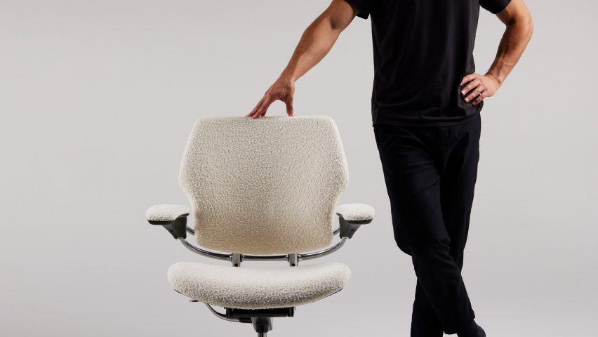 Cream Humanscale task chair