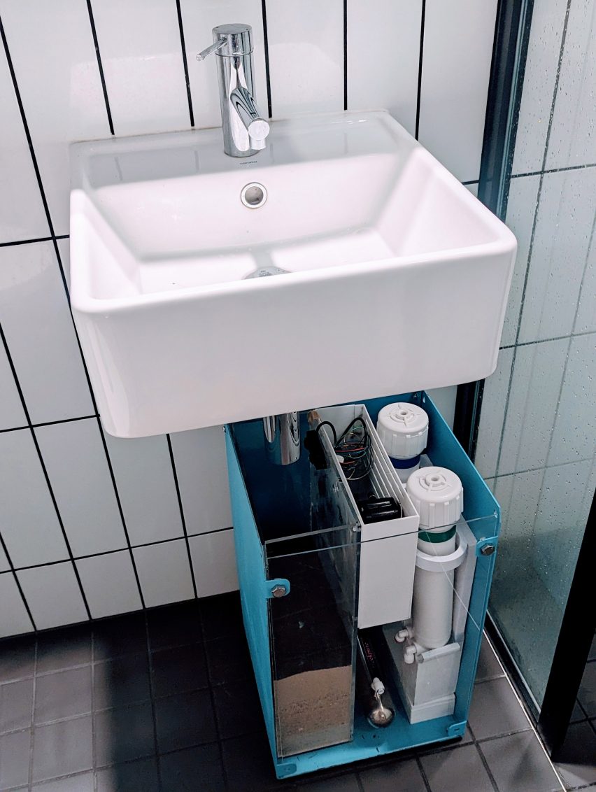 Cycleau at-home grey water treatment system by Laero