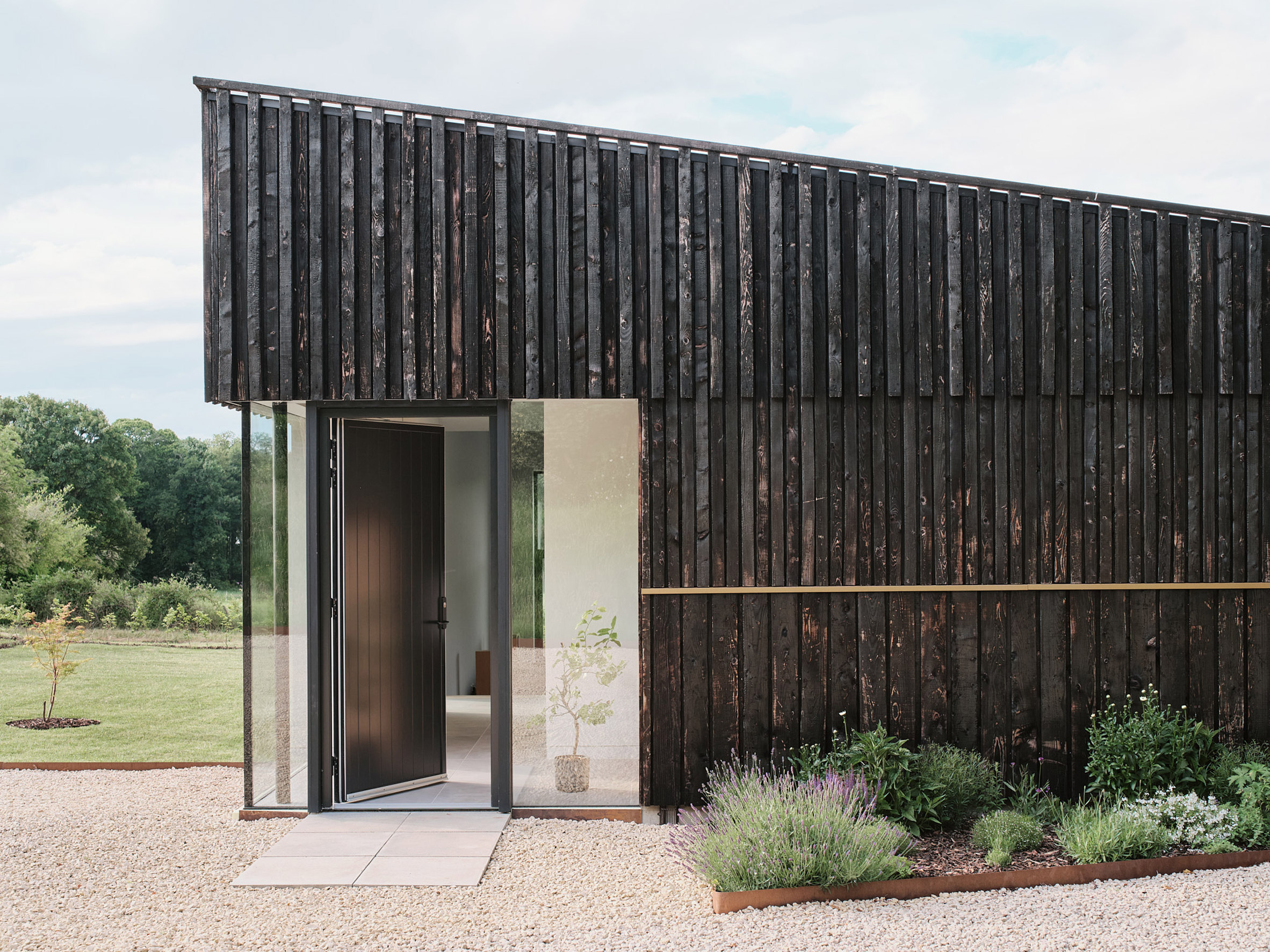 Loader Monteith charred timber office and residence