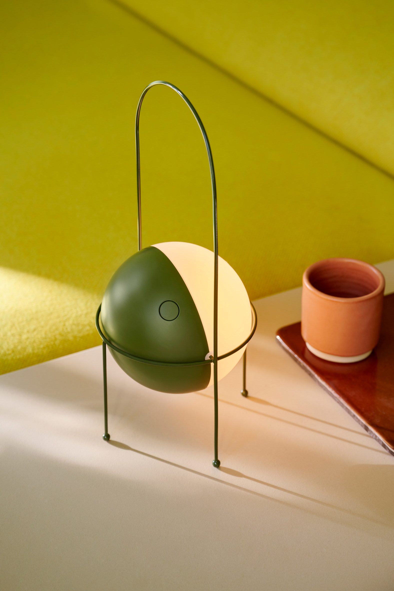 Madco portable table lamp by Elisa Ossino for Ambientec