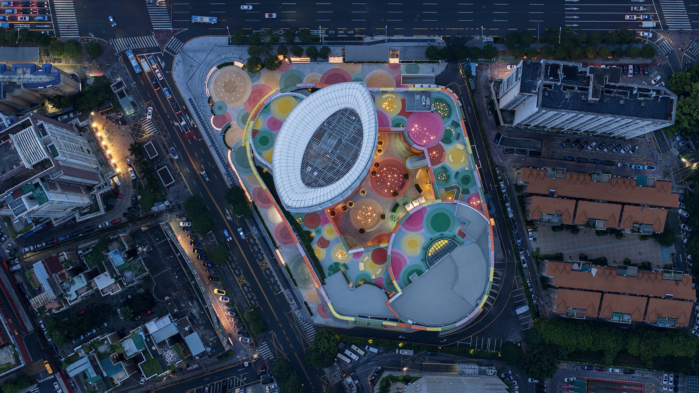 Aerial view of Shenzhen Women and Children's Centre