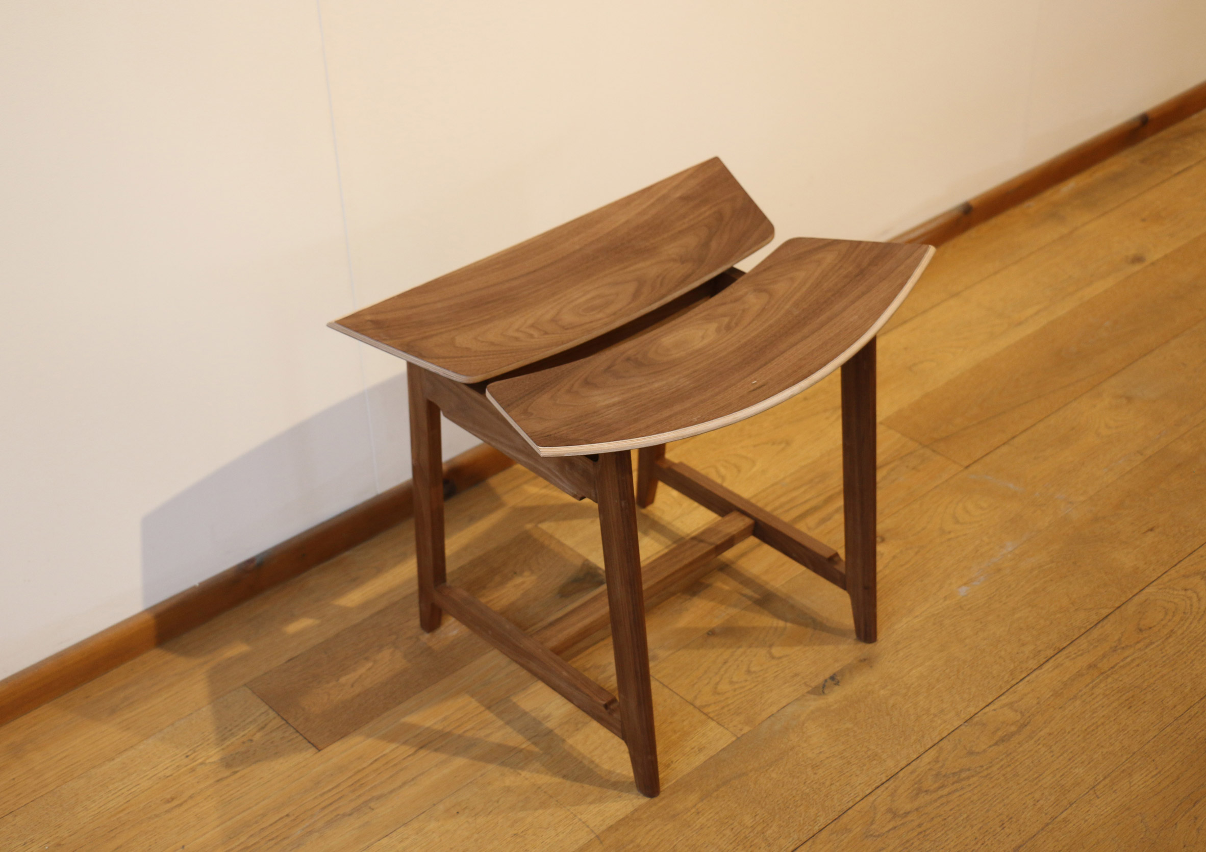 Photograph of a wooden stool