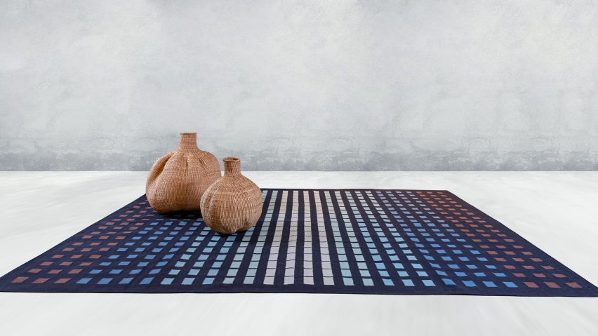 Oscillation rug by David Mrugala for Azmas Rugs
