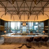 Pan Pacific Orchard hotel interior by WOHA