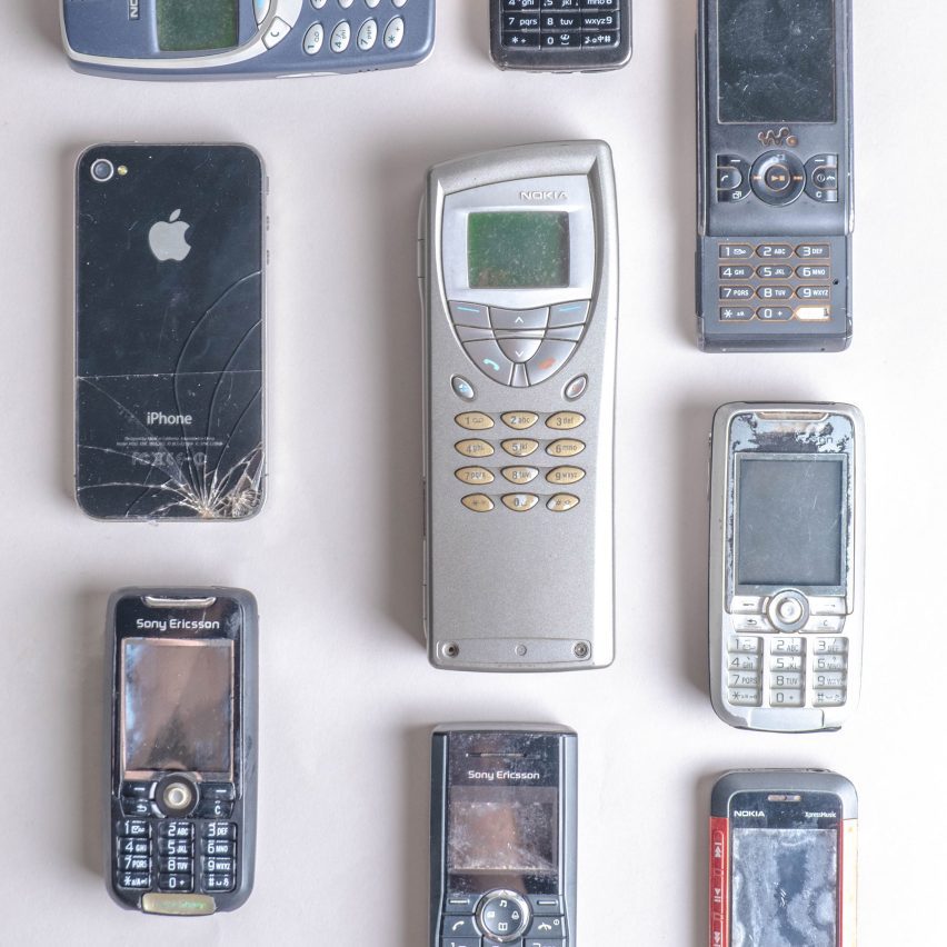 An assortment of mobile phones