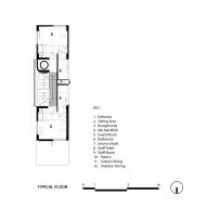 Fifth floor plan of PituRooms in Indonesia by Sahabat Selojene