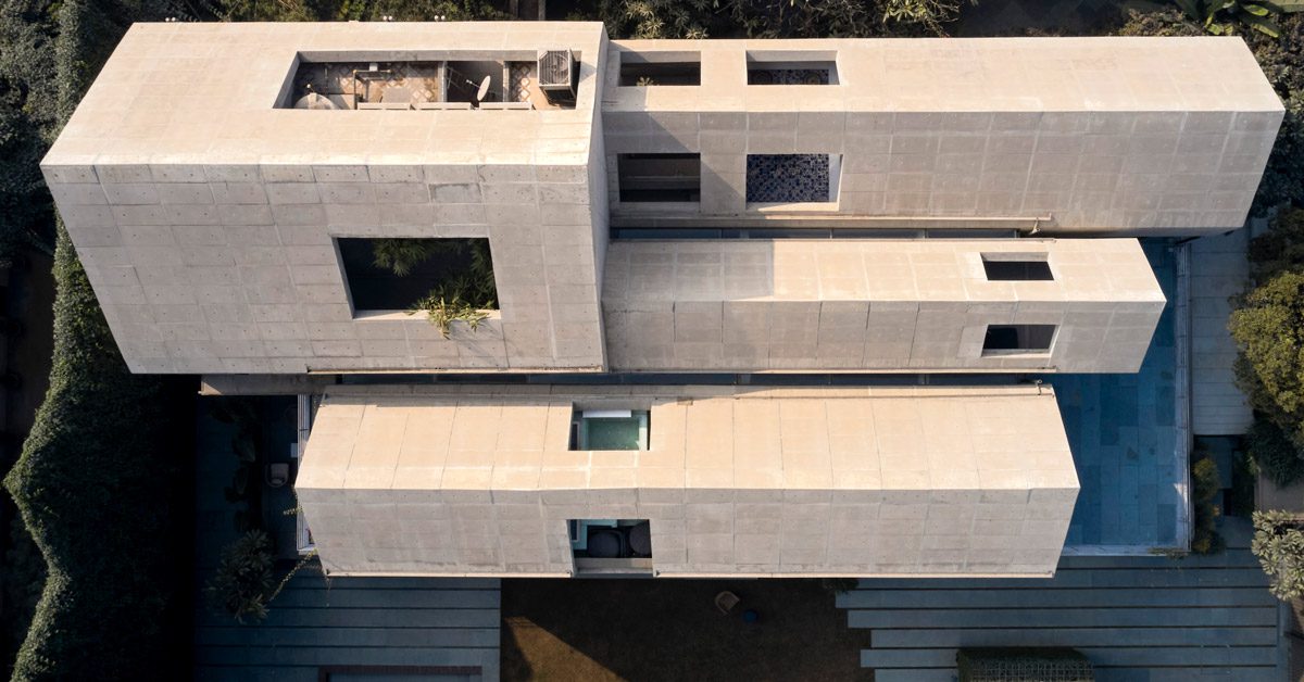 Matra spreads multi-generational home across four concrete blocks - Vimarsana News