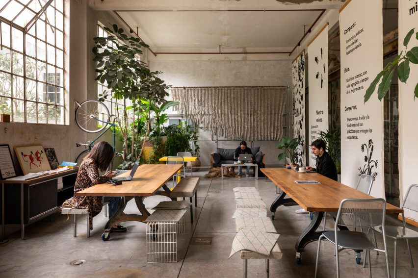 Office spaces in industrial spaces