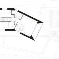 Top floor plan of Summer House by RAPA Architects
