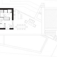 Middle floor plan of Summer House by RAPA Architects