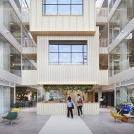 Hawkins\Brown renovates Reading offices to create a "connection to nature"
