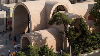 Brick vaulted Jahad Metro Plaza by KA Architecture Studio