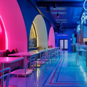 Fendi's Miami cafe is awash in swirling colour - The Spaces