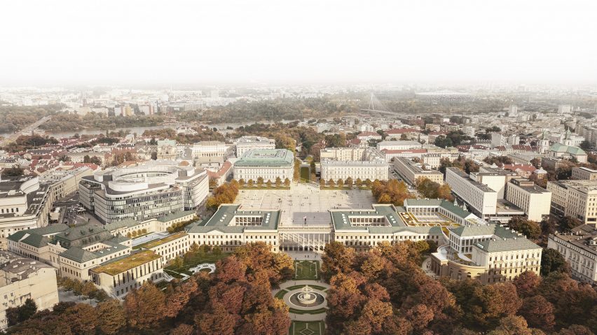 WXCA's plans to rebuild Saxon Palace in Warsaw