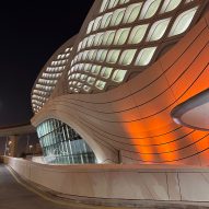 King Abdullah Financial District Metro Station in Riyadh, Saudi Arabia, by UK studio Zaha Hadid Architects