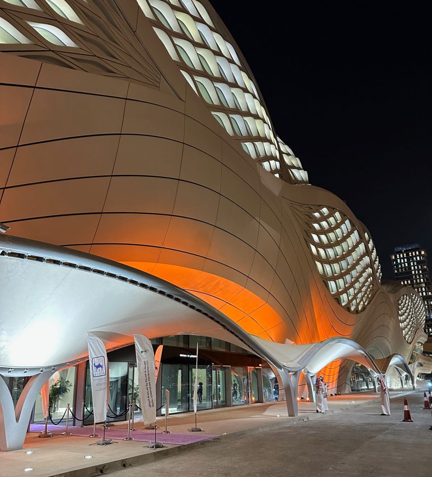 King Abdullah Financial District Metro Station in Riyadh