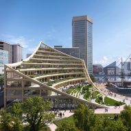 3XN to create stepped building for Baltimore's Inner Harbor