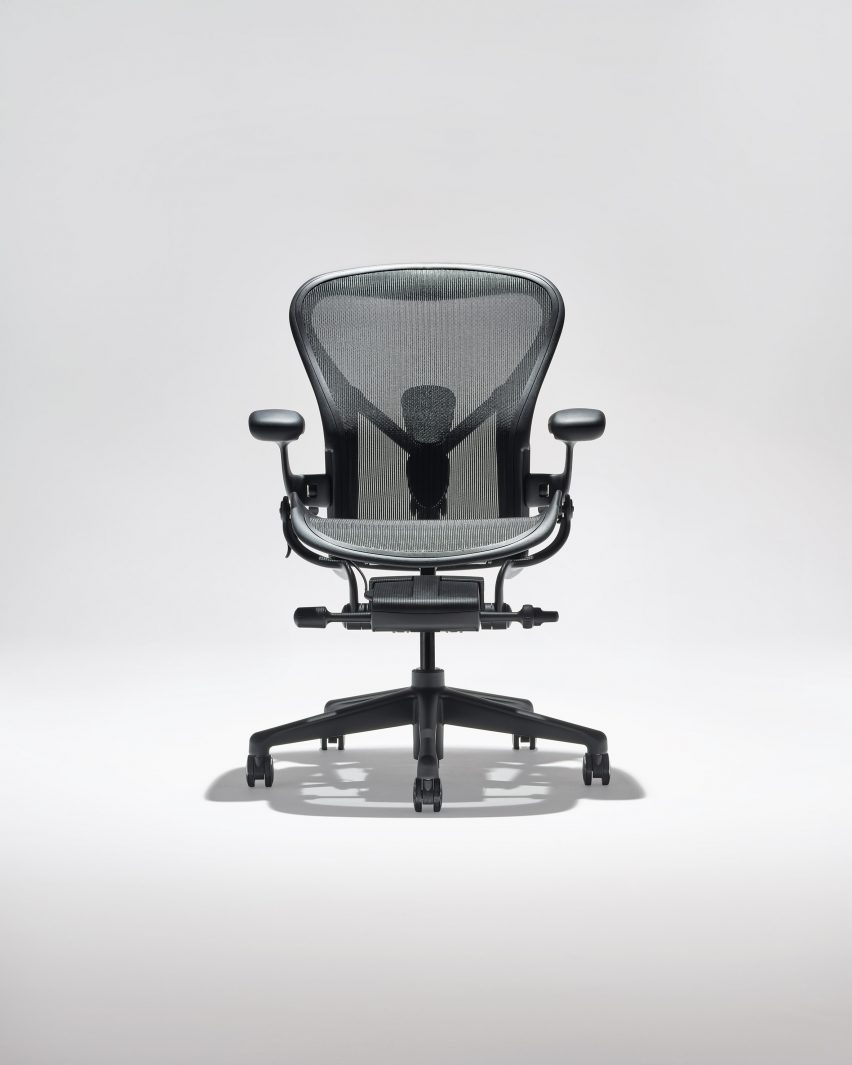 Black Aeron chair 