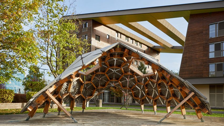 Wooden architectural structure
