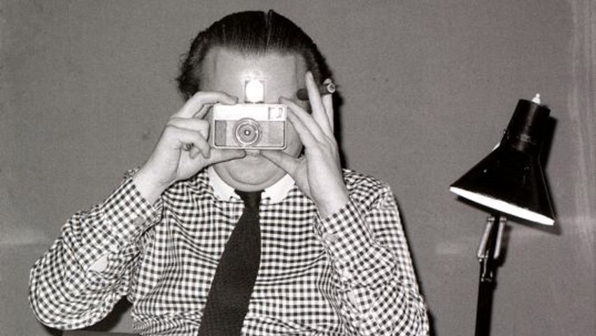 Photo of person with camera