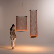 Array lighting by Umuc Yamac for Vibia in red