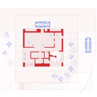 Ground floor plan of BBT Hilltop restaurant in Kuwait City by TAEP/AAP