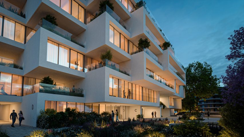 Park Rise housing in Athens by BIG