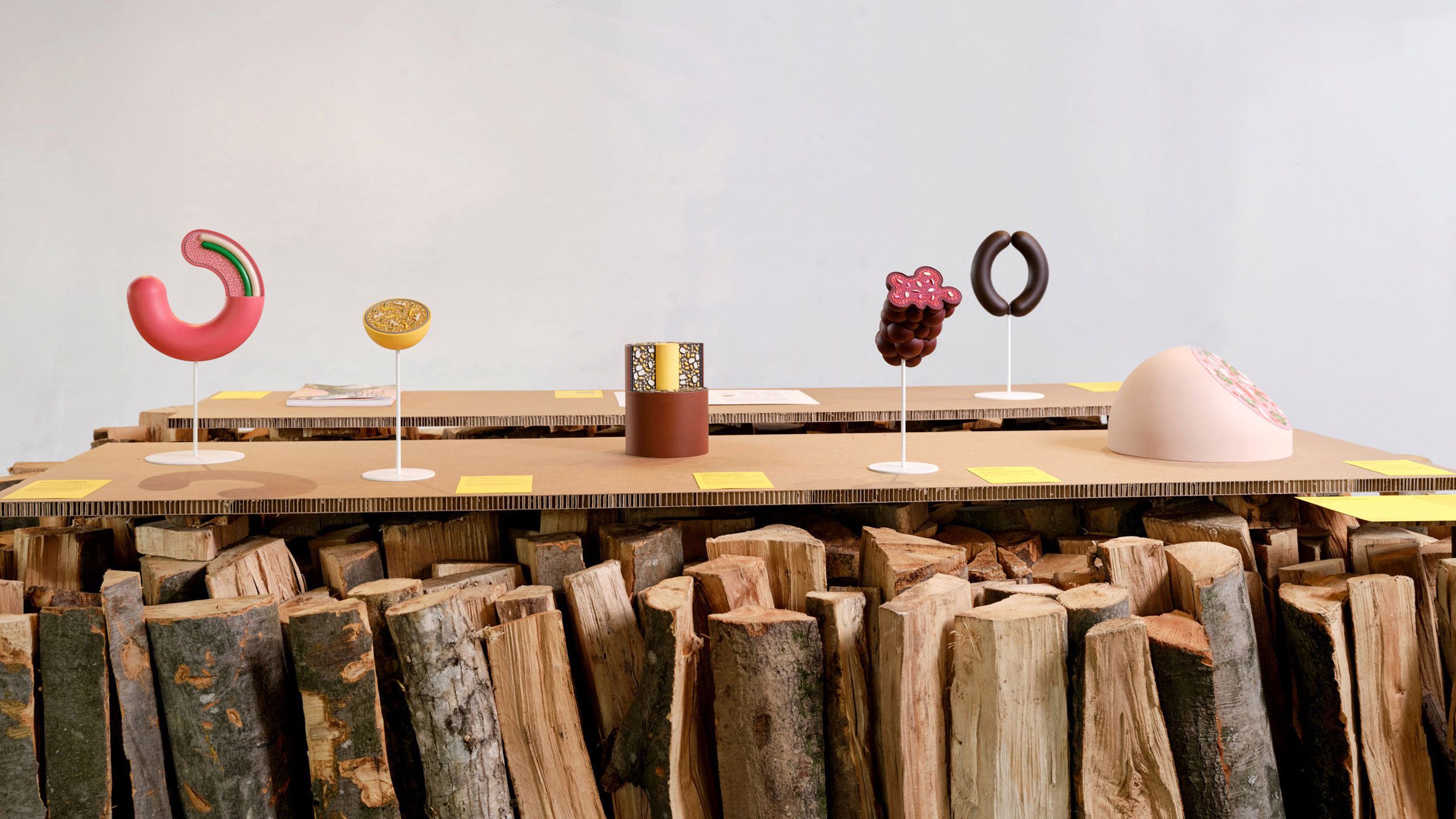 Medprostor stacks firewood for Ljubljana design biennial exhibition - Vimarsana News