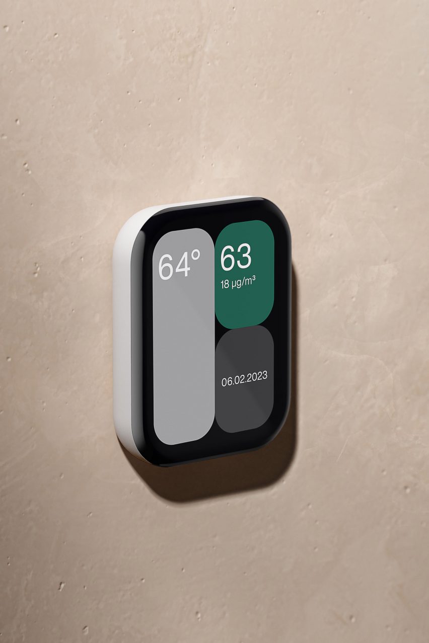 Digital thermostat designed for Electric Air's heat pump and air filtration systems