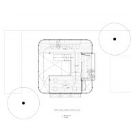 Floor plan of Boobun Pocket Cafe by CUP Scale Studio
