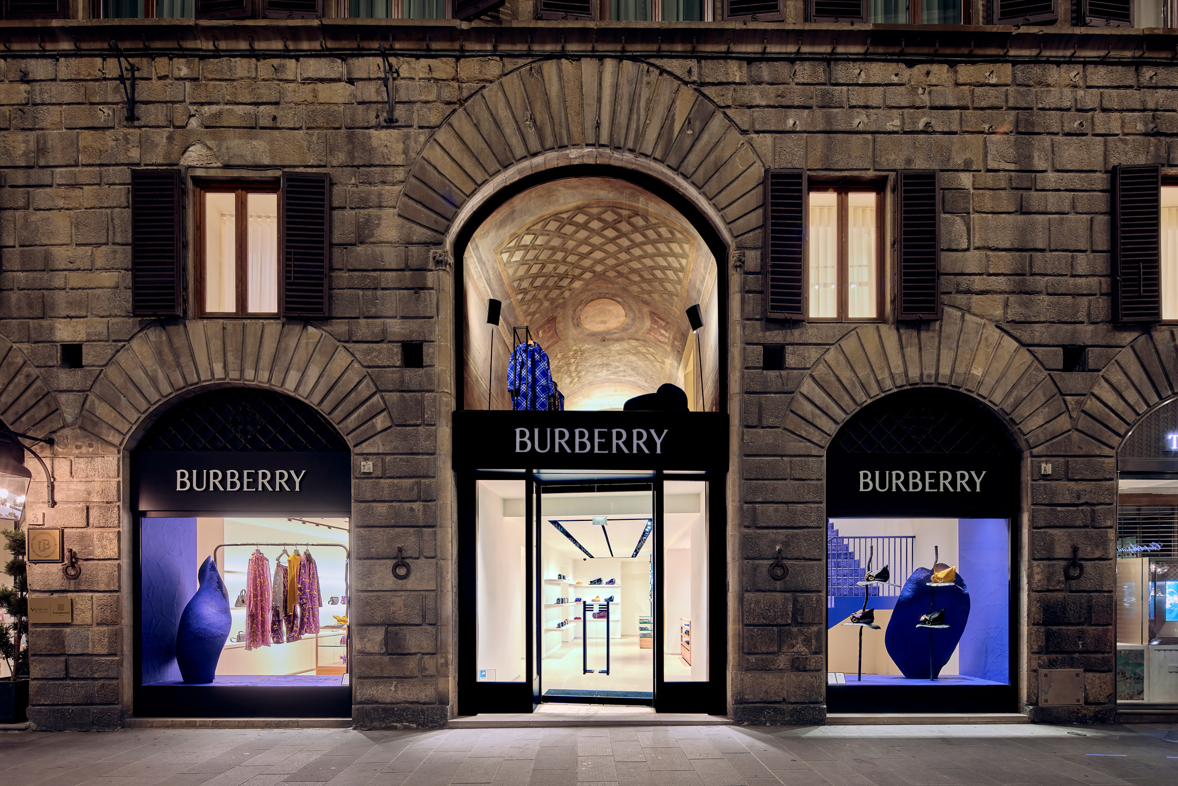 Photograph of exterior of Burberry store