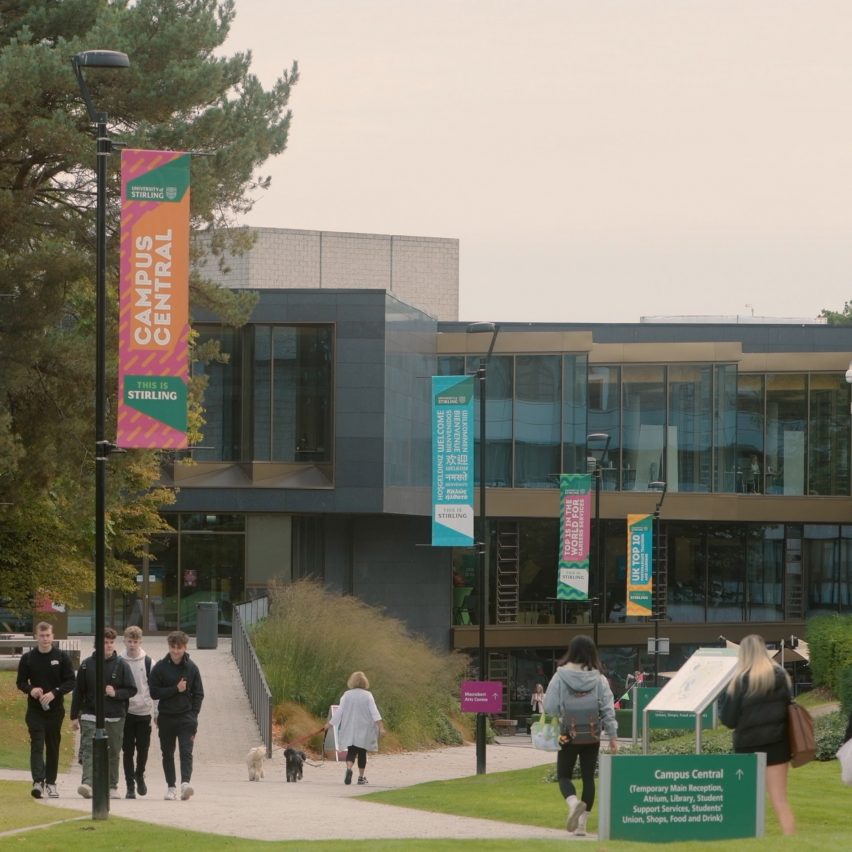 Exterior Campus Central at the University of Stirling