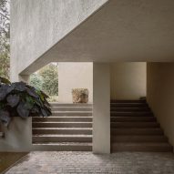 outdoor steps at Casa Cielo by COA Arquitectura