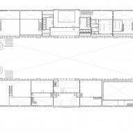First floor plan of D/Dock's Fabrique de Lumieres in Amsterdam